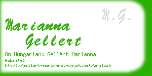 marianna gellert business card